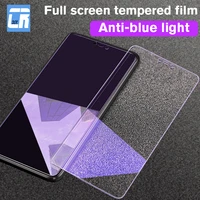 anti blue light glass screen protector on the for xiaomi 9 8 se tempered glass for redmi 5 6 7 note 7 8 9 10 pro protector film