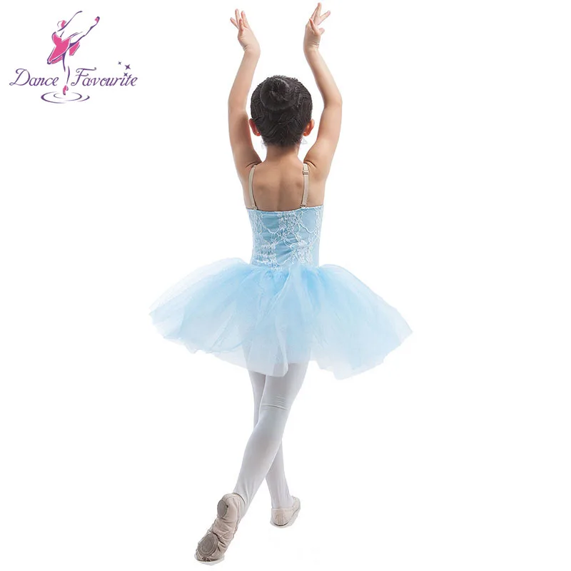 New Pale blue Spandex Bodice Ballet Tutu Women/Child Stage Performance/Competition Costume Ballerina Professional Dance Dress |