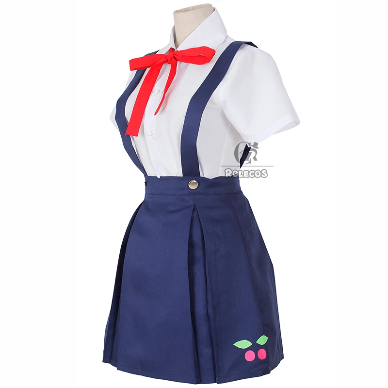 ROLECOS Фирменная Новинка Аниме Монстры Bakemonogatari Костюмы для косплея Hachikuji Mayoi