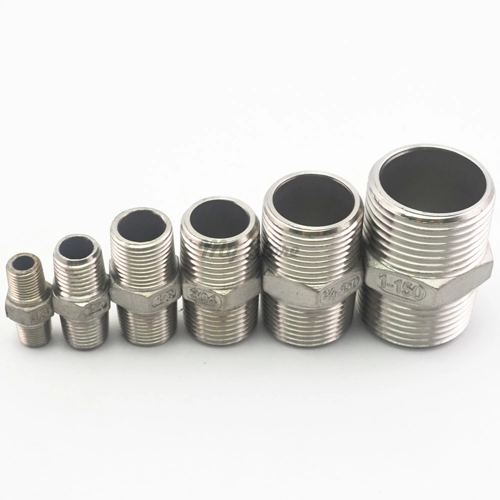 

1"Male*Male Hex Nipple M/M Stainless Steel SS304 Threaded Pipe Fittings 47mm Length