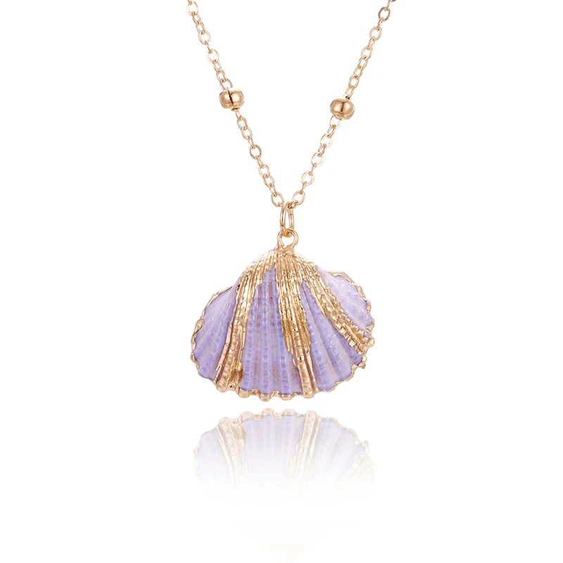 Женское колье-чокер Boho Sea Cowrie колье золотистого цвета с цепочкой для пляжа |
