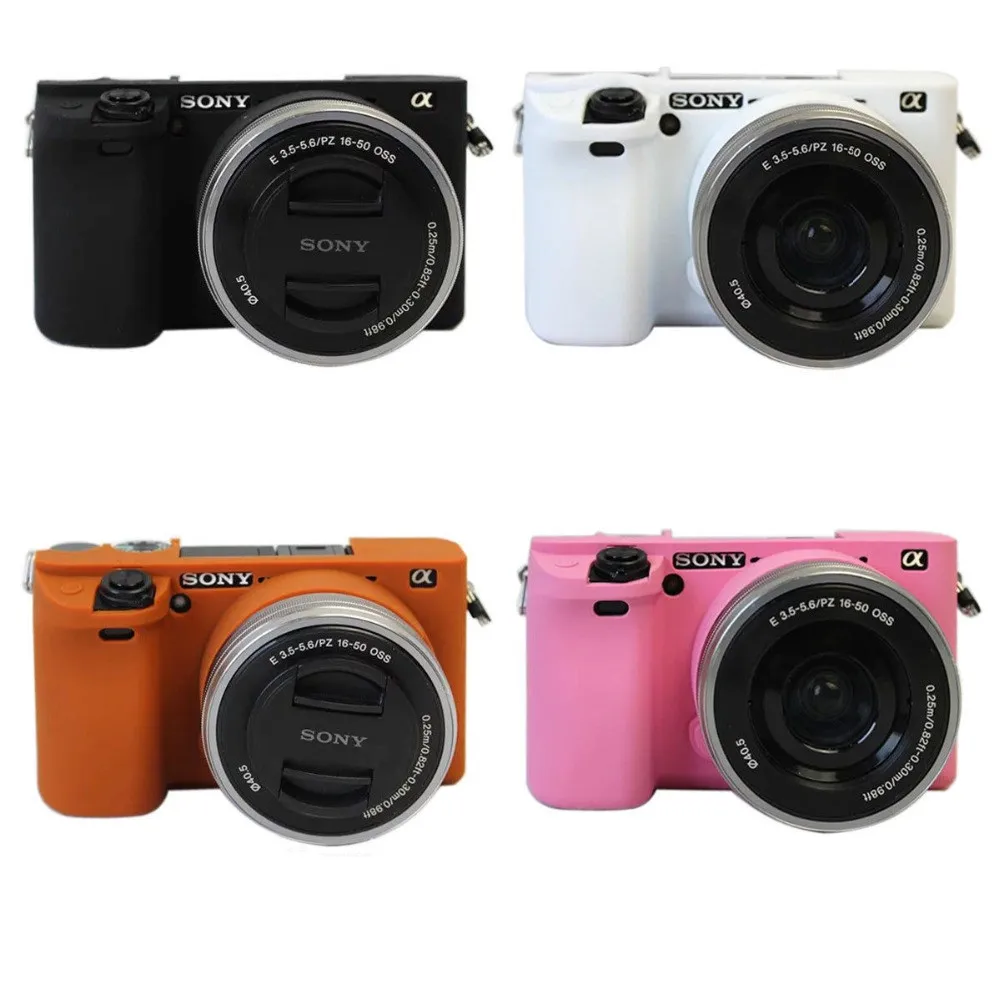 Силиконовый чехол для камеры защитный Sony A6300 ILCE6300 с объективом 16 50 мм|camera case|silicone