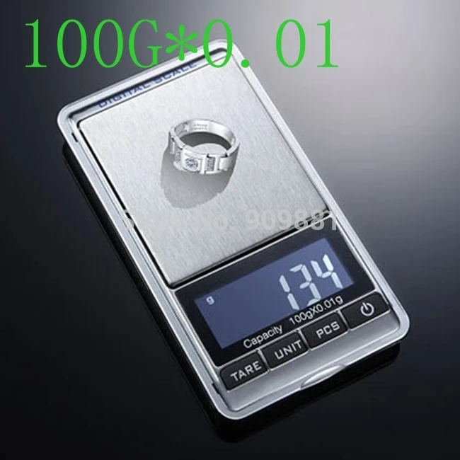 

100g 0.01g Mini Digital Jewelry Scales 100g*0.01 Pocket Kitchen Electronic Scales Grams Gold Diamond Weighing Balance Hot Sale