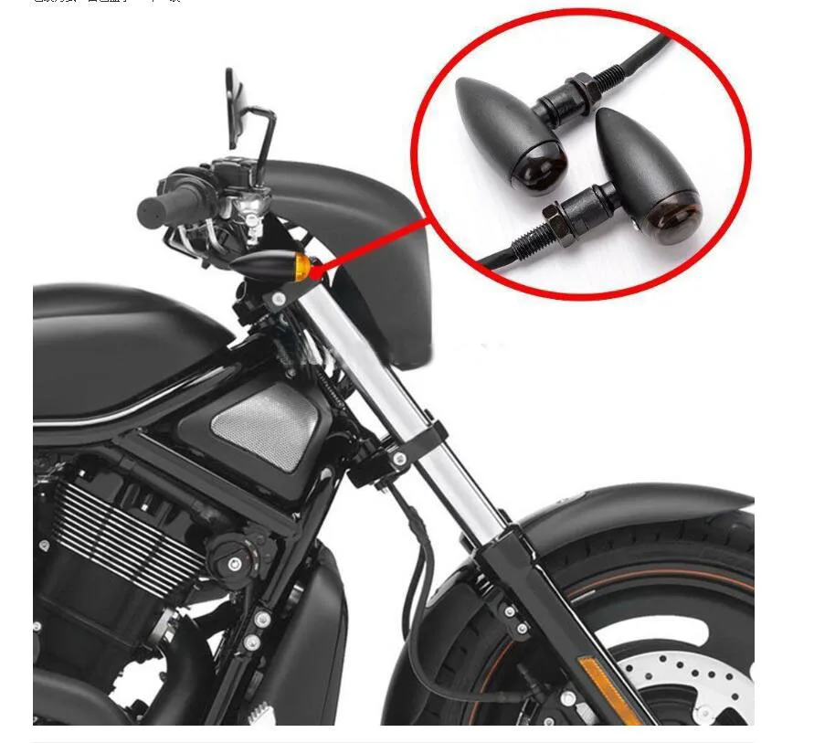 Мотоцикл ретро модификация для Harley рулевого света Золотая алюминиевая пуля Пуля