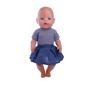 Набор из двух повседневных костюмов размером 18 дюймов, 43 см, лучший подарок на день рождения для детей