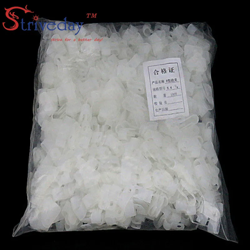 100 шт./пакет белый Тип R соединительный кабель аксессуары тип зажимы для карт 6 4 мм