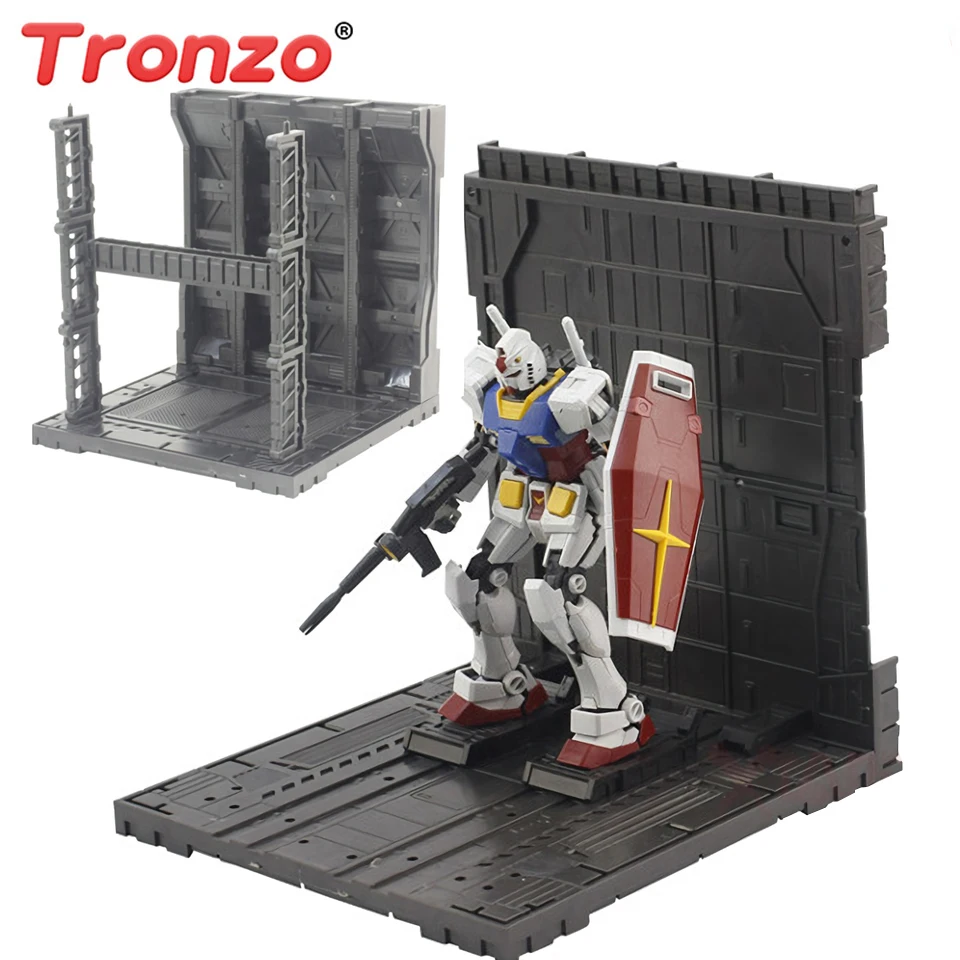 

Экшн-фигурка Tronzo, аксессуары, универсальная модель ангара Gundam, демонстрационная коллекция роботов гаража, сборная фигурка, игрушки