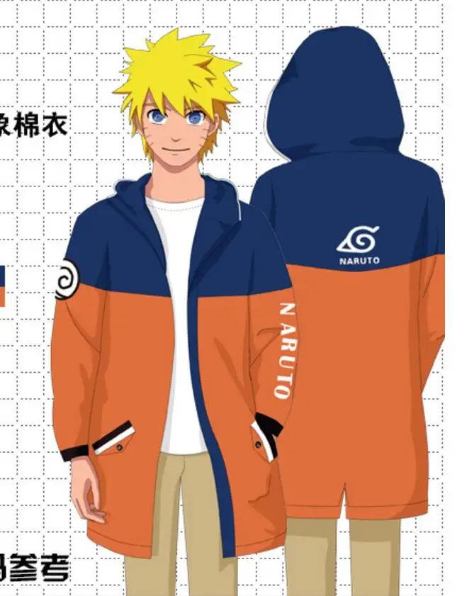 Новинка, аниме Uzumaki Naruto, худи на молнии, костюм для девочек, Саске, пальто с капюшоном, толстовка, толстая зимняя куртка