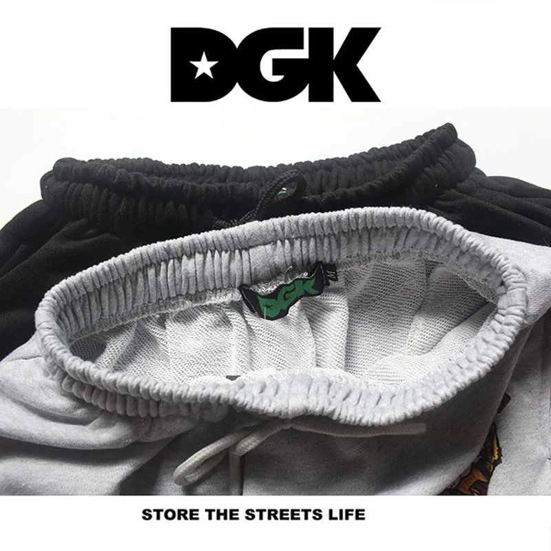 Шорты Dgk женские и мужские с кулиской стильные хлопковые короткие штаны тигром