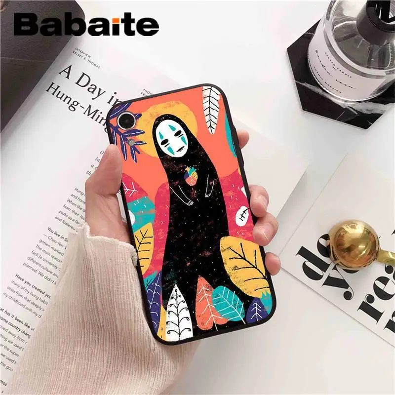 Babaite МИЛЫЙ Тоторо Унесенные призраками аниме Ghibli Миядзаки PhoneCase для iPhone8 7 6 6S 6plus 5 5S SE XR X XS MAX 11 11pro 11promax