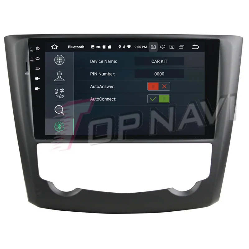Автомобильный медиаплеер Topnavi Android 9 0 для Kadjar 2016 аудио радио стерео два DIN