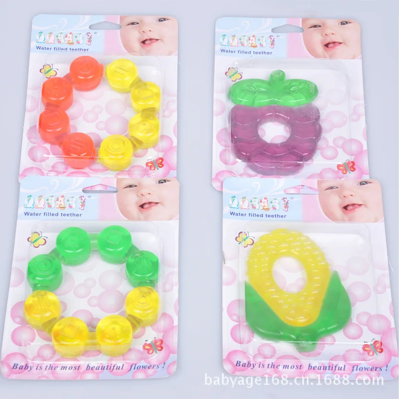 

High quality Food Grade Kids Silicone Baby Teether Ring Soft Teething Toddler Infant Molars Tooth Training Chewing Massager
