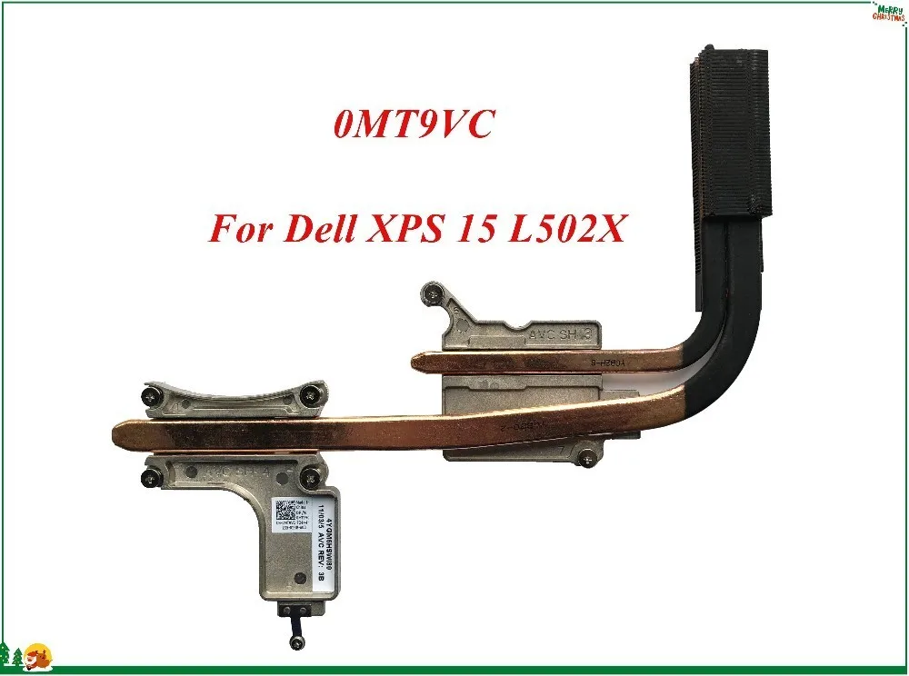 Радиатор охлаждения процессора ноутбука MT9VC 0MT9VC совместим с Dell XPS 15 L502X высокое