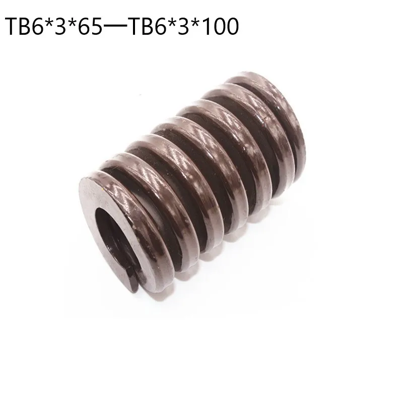Пружина прямоугольной формы коричневого цвета из легированной стали TB6 * 3*65 70 75 90