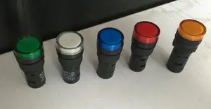 10 шт., светодиодный индикатор питания 16 мм ACDC12V