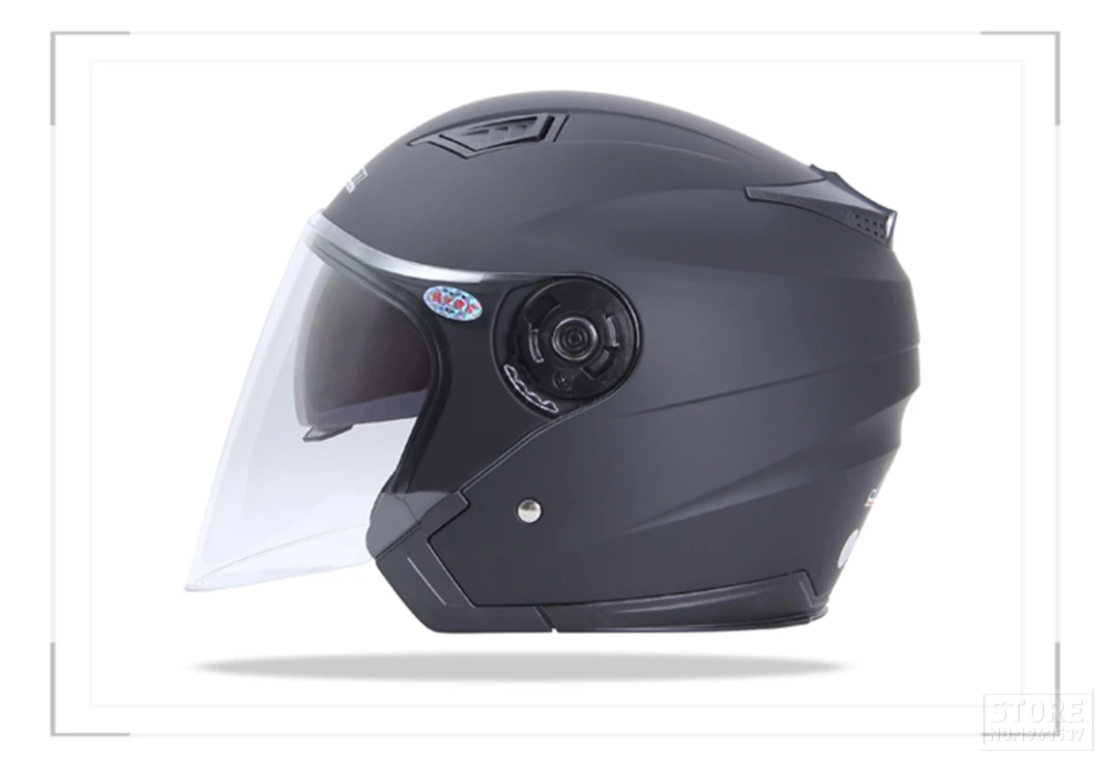 Мотоцикл Jiekai шлем Casco Мото шлем мотоциклетный шлем для мотокросса открытый шлем Ретро винтажный шлем