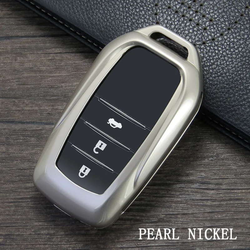 type3 Zinc Alloy Key Cover Case For Toyota Chr C-hr Land Cruiser 200 Avensis Auris Corolla Car Key Protection keychain - Название цвета: type3