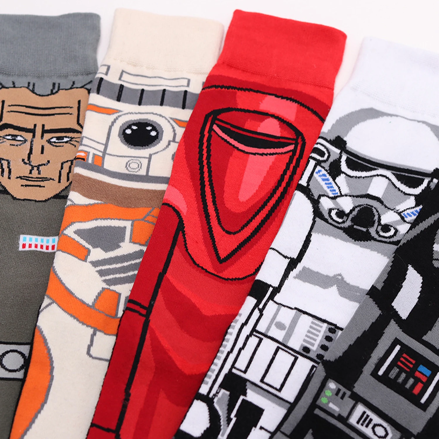 Жаккардовые носки Star Wars для мужчин и женщин новые модные хлопковые скейтбординга