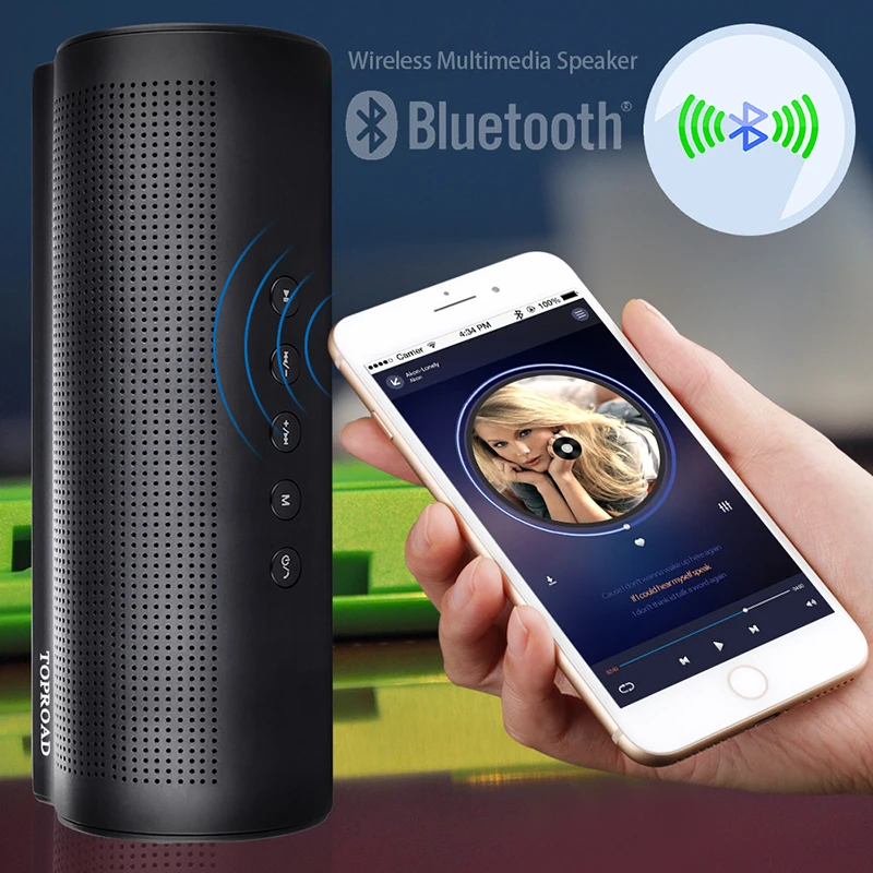 20 Вт Bluetooth динамик s с басами и 2 сабвуфера портативный беспроводной со слотом для