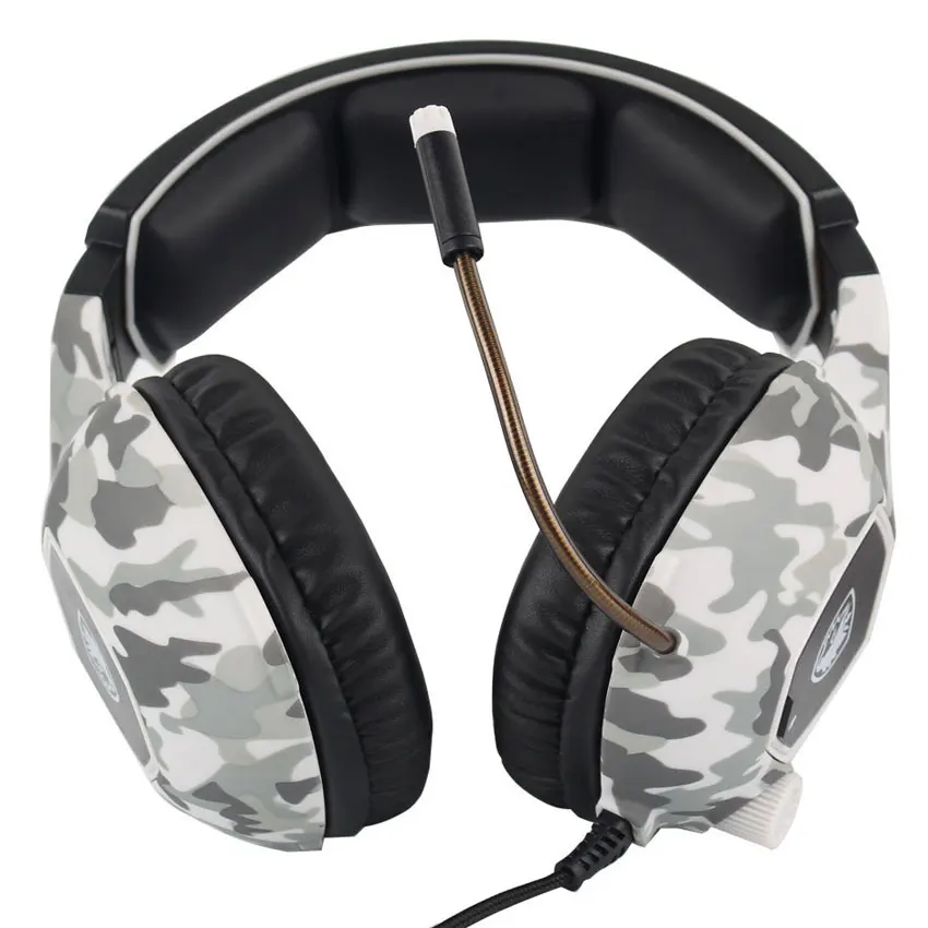 SADES SA818 шлем PS4 Игровые наушники с микрофоном камуфляжной расцветкой и