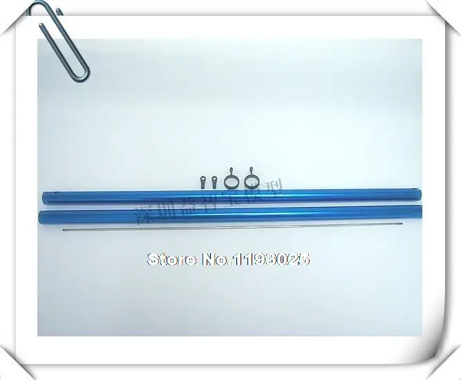 Free Shipping 5pcs 500 helicopter blue tail pipe set / 2 pipes containing rudder servo rod TL0504 | Игрушки и хобби