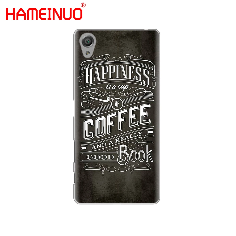 

Books And Coffee Inverted Mck Print Cover phone Case for sony xperia C6 XA1 XA2 XA ULTRA X XP L1 L2 X XZ1 compact XR/XZ PREMIUM