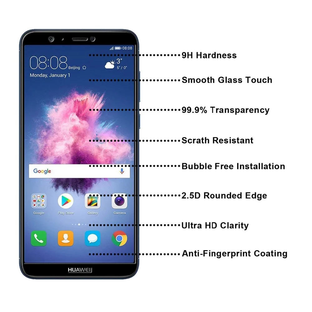 Для huawei p умное быстрое стекло для smart 2019 закаленное psmart 2018 plus Защитная пленка