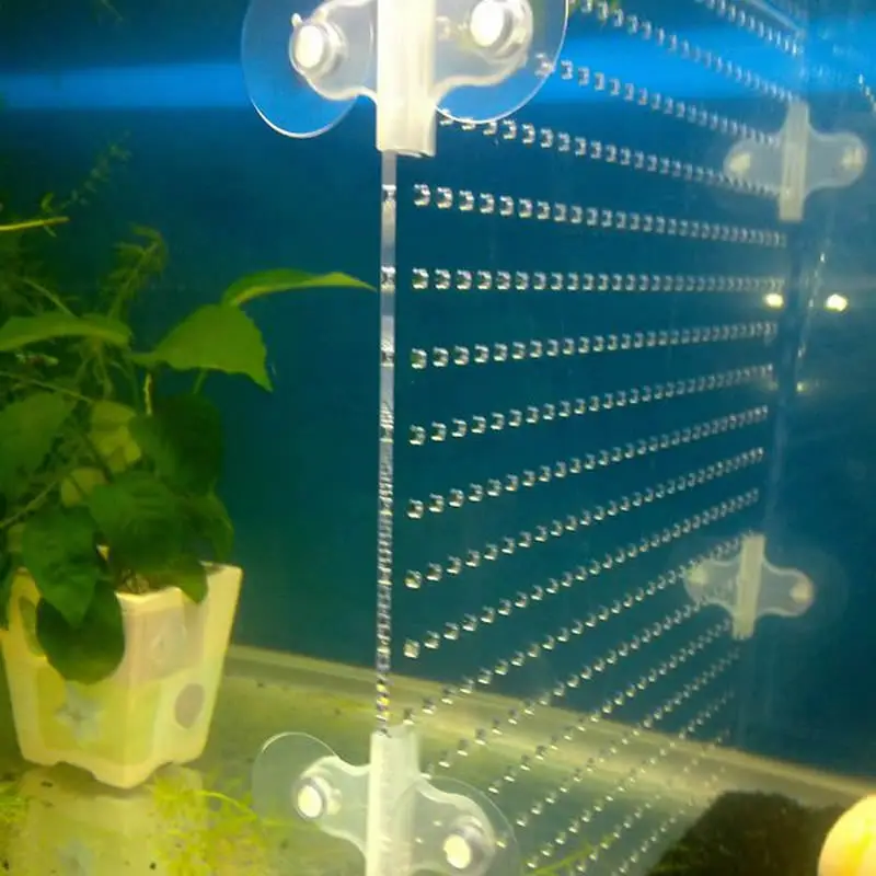 Высококачественный новый модель 50 пар пластиковых разделенных держателей для стеклянных тарелок с присоской для аквариума рыбного бассейна бесплатная доставка.