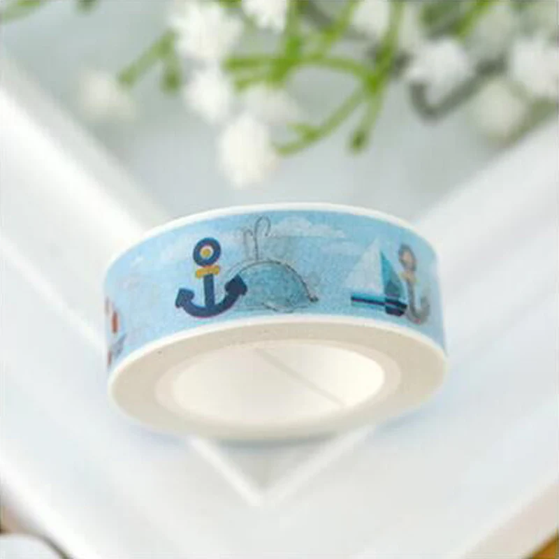 DIY креативные канцелярские подарки настольная книга DIY декоративные клейкие маскировочные наклейки ленты васи бумажная лента коробка животные тема