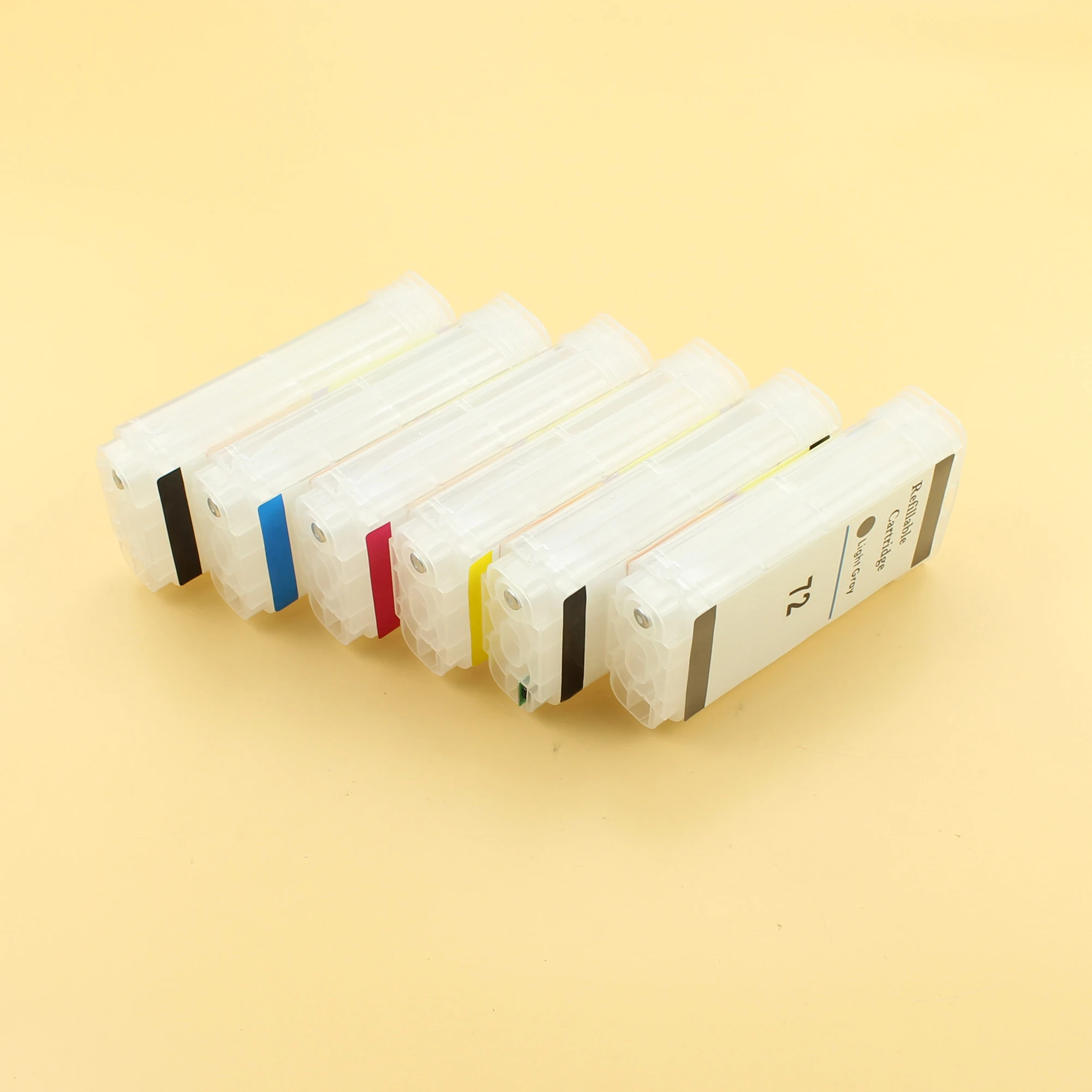 DGYCJLFP многоразовый картридж с чипом для HP 72 принтера Designjet T610 620 790 110 1120 1200 1300 2300|Чип