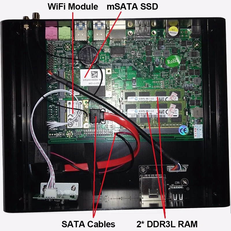 Intel Kaby Lake Core i7 7500U мини ПК Wind 10 8550U DDR4 безвентиляторный компьютерный игровой ПК|mini