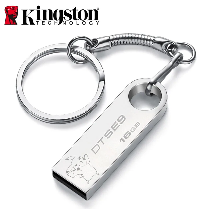 Kingston Железный человек Пикачу Флешка Usb флеш-накопитель карта памяти 2,0 DTSE9H 32 Гб 16 Гб персональный накопитель DIY логотип usb