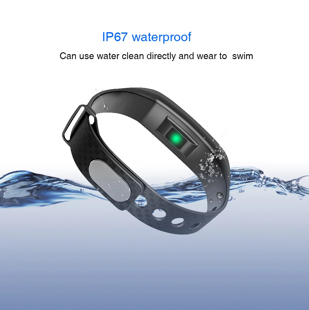 Браслет для смарт-часов крови Давление монитор сердечного ритма Smartwatch