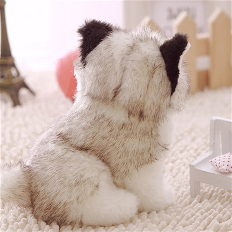 

28CM Cute Husky Dog Doll Plush Toys Simulation Mini Dogs Animal Toys Children Birthday Gift