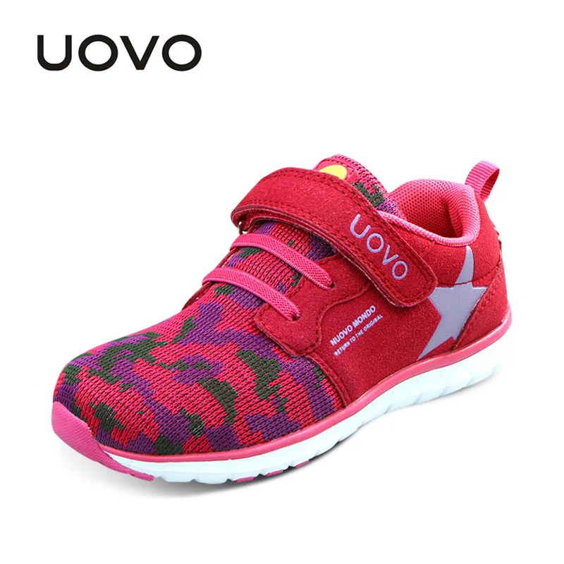 UOVO/Новинка детская обувь для девочек кроссовки спортивная мальчиков Tenis Infantil