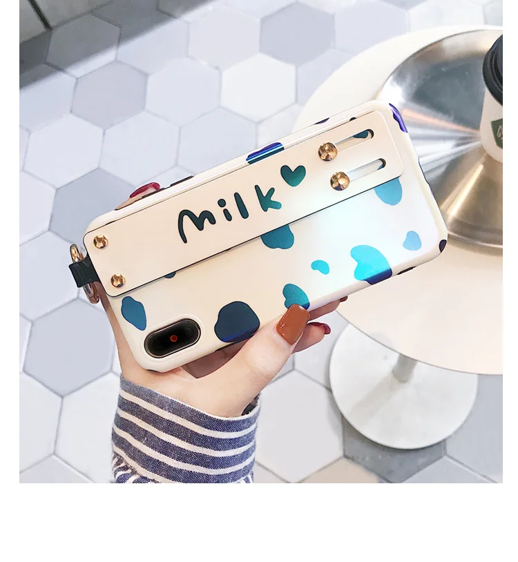 GlamPhoneCase чехол для iPhone X чехол для iPhone 6 6 S 7 8 Plus Blu-Ray Мультфильм задняя крышка модный ремешок Капа
