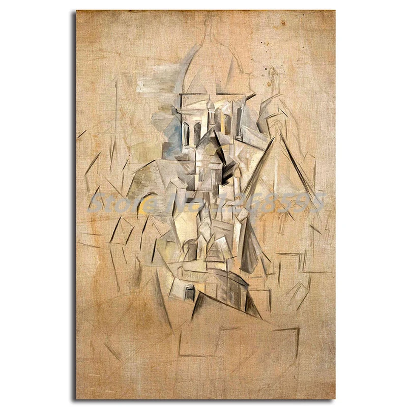 Pablo Picasso Le Sacre Coeur 1909 HD Холст Плакаты печать настенная живопись декоративная
