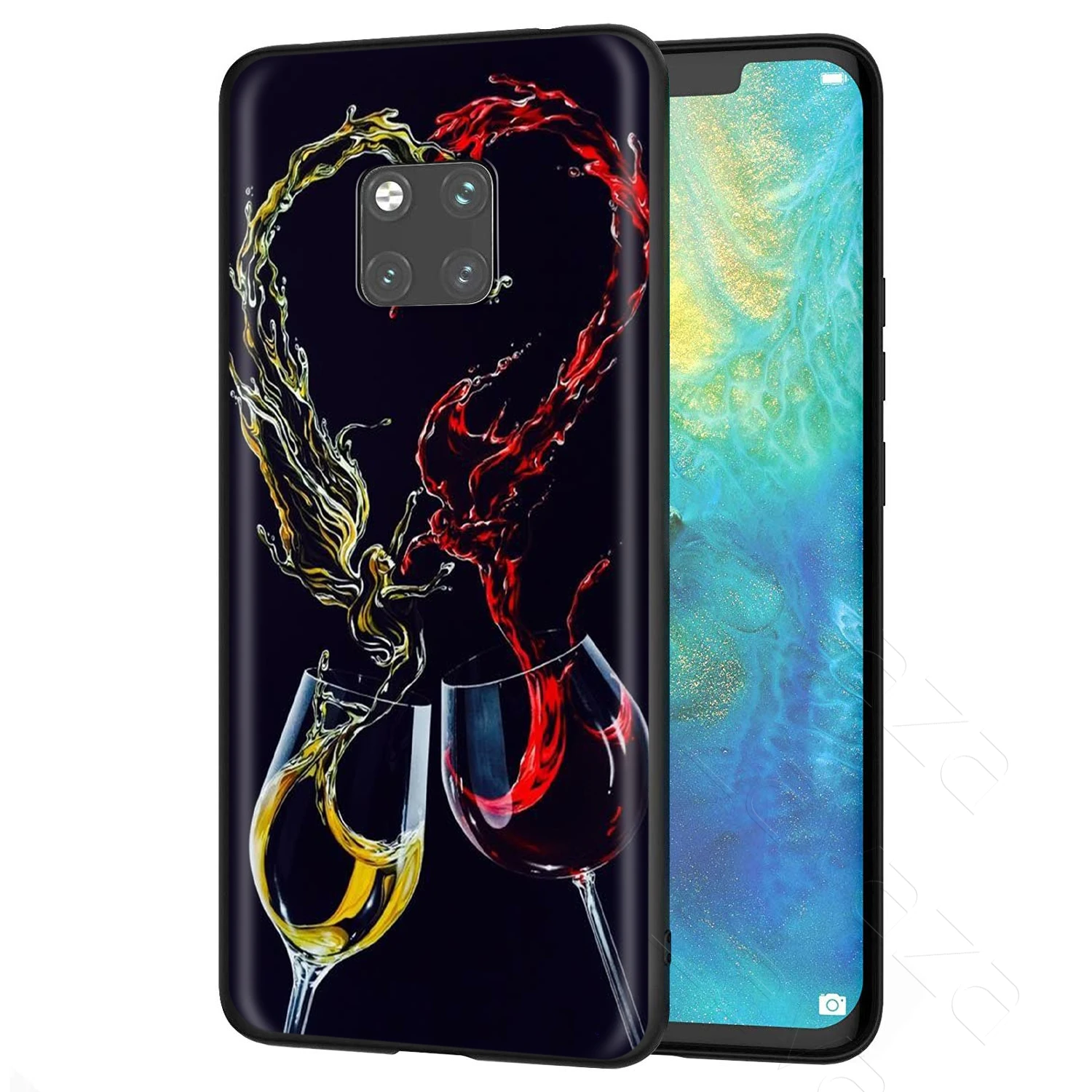 Lavaza Стильный чехол для бутылки Красного вина Huawei Mate 30 20 Honor 6a 7a 7c 7x 8C 8x9 10 Nova 3i 3 Lite Pro