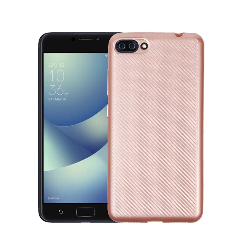 Для ASUS ZenFone 4 Max ZC554KL чехол из углеродного волокна Мягкий легкий и тонкий для