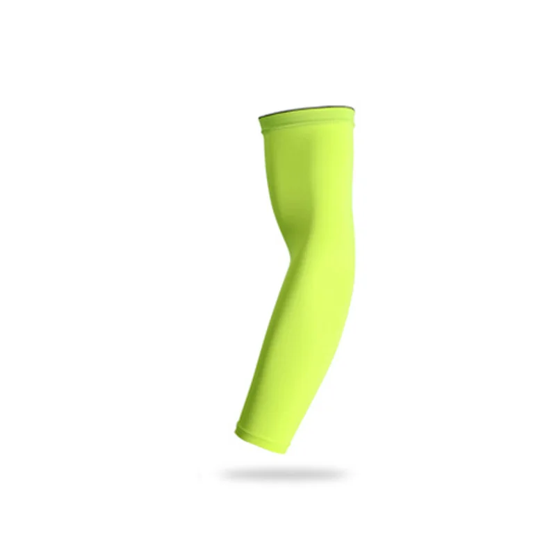 1 Piece Green Стоящая Спортивная рука компрессионный рукав баскетбол велоспорт рука грелка Лето Бег УФ Защита волейбол солнцезащитный крем полосы - Цвет: 1 Piece Green