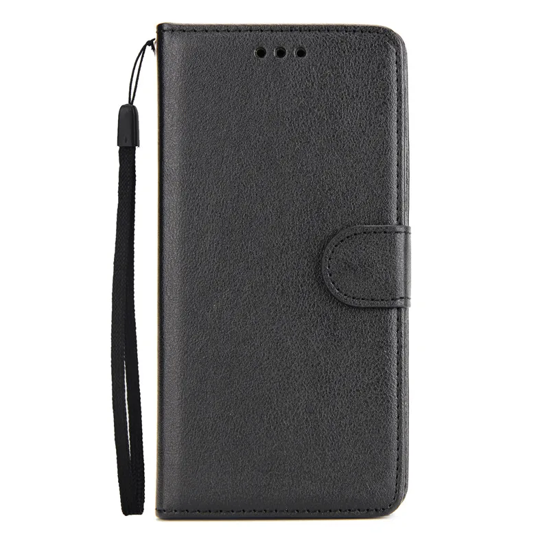 Черный Кожаный чехол для Coque Xiao mi Red mi Note 5 6 Pro 5A 4X Red mi 5 Plus 5A 4A mi A1 A2 Poco F1, Классический Стильный чехол для телефона s - Цвет: Черный