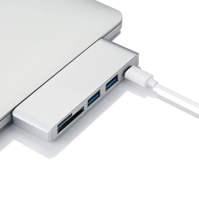 USB 3.1 Type C To Hub Card Reader Multiport Type-C Thunderbolt 3 Convertor USB-C charging for Macbook Pro Samsung | Электроника