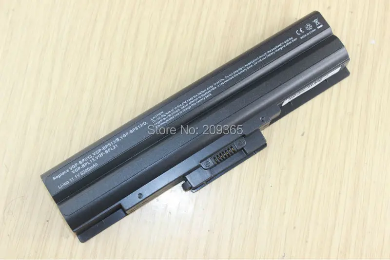 Ноутбук Батарея для SONY Vaio VGN AW CS FW NS NW BPS13/B VGP BPS13/Q BPS13B/B BPS13A/B BPS13/B|vgp bps13|vgp bps13/qbattery for sony