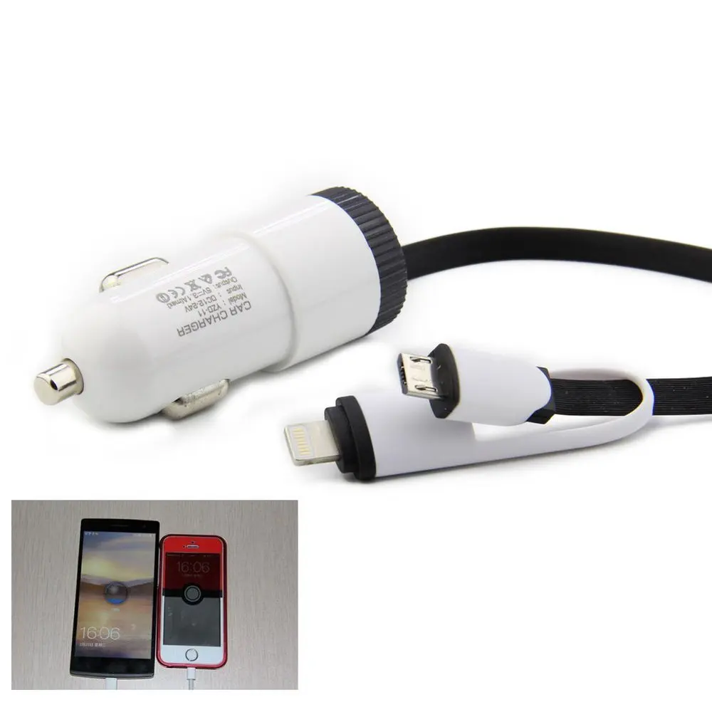 2017 Новый автомобильный аксессуар 5 В 2.1A 1A Dual USB Зарядное устройство для iPhone5 6 Nokia Sony