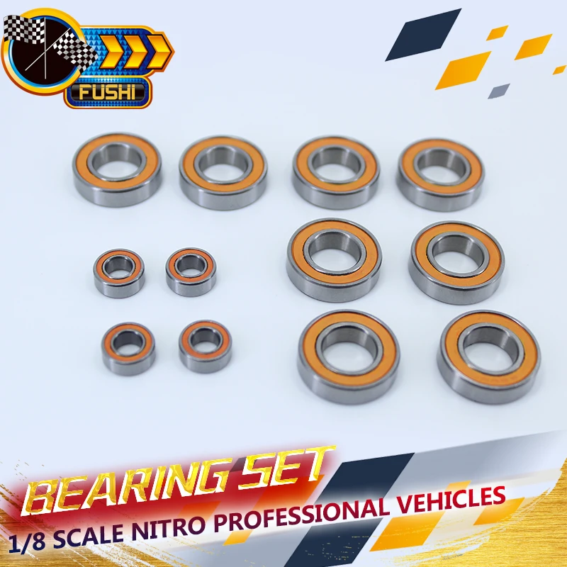 Эвеланш XTR Monster Truck подшипника (12 шт.) 1/8 Весы Nitro профессиональных средств 02139 85763
