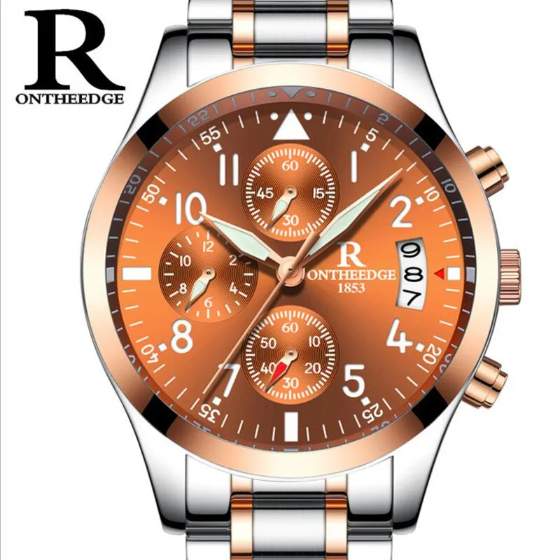 Reloj Hombre Для мужчин S Часы лучший бренд класса люкс ontheedg Военная Униформа Спорт