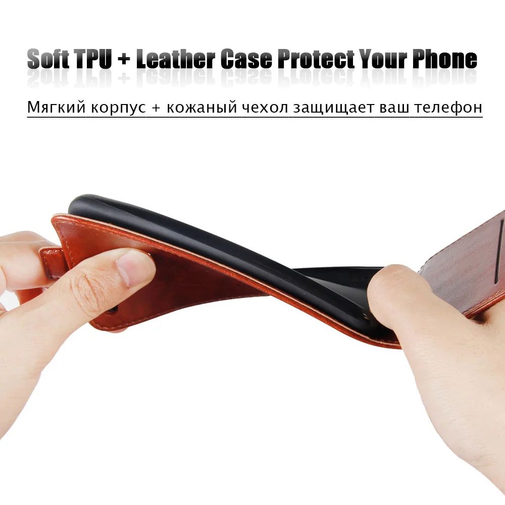 flip leather case for huawei honor 7c aum l41 5 7 russia version phone cover for huawei honor 7x 7c pro case with card slot free global shipping