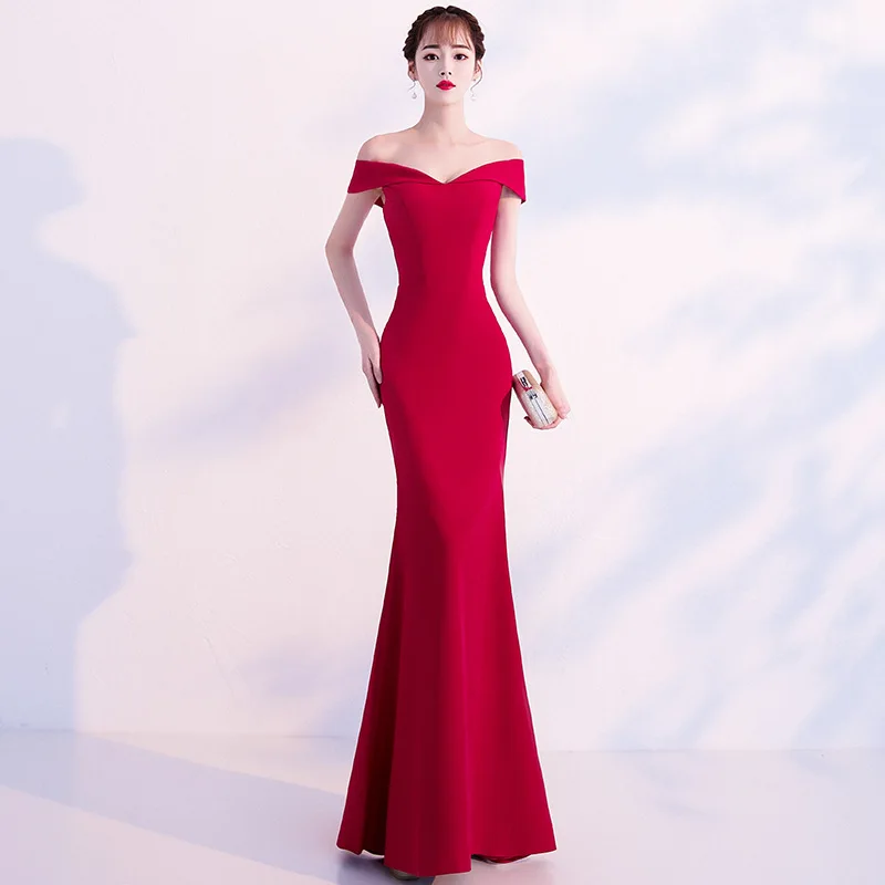 

Oriental Womens Evening Cheongsam Wedding Party Dress Traditional Chinese Style Elegant Qipao Long Gowns Retro Vestido S-XXXL
