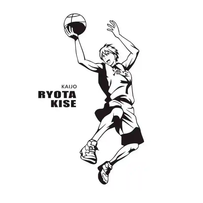 Наклейка Kuroko без корзины аниме мультфильм риота кизе наклейка на машину