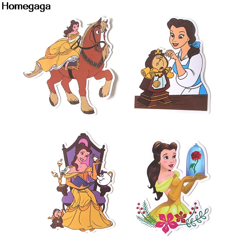 Homegaga, 18 шт., наклейки "Красота И Чудовище", сделай сам, косплей, принт, тетрадь, телефон, ноутбук, велосипед, скрапбукинг, наклейки, D2016